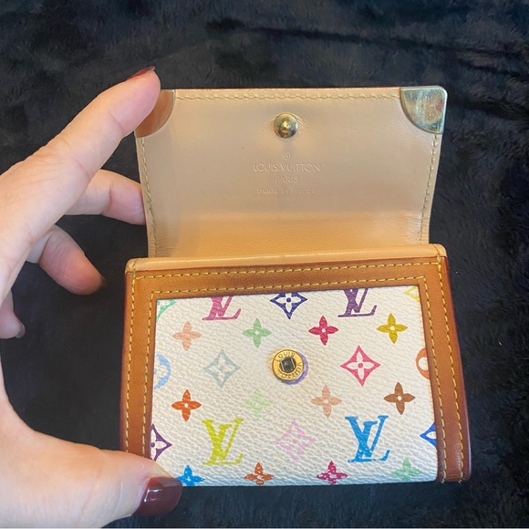 Louis Vuitton Multicolor Porte Monnaie coin case - Picture 8 of 13